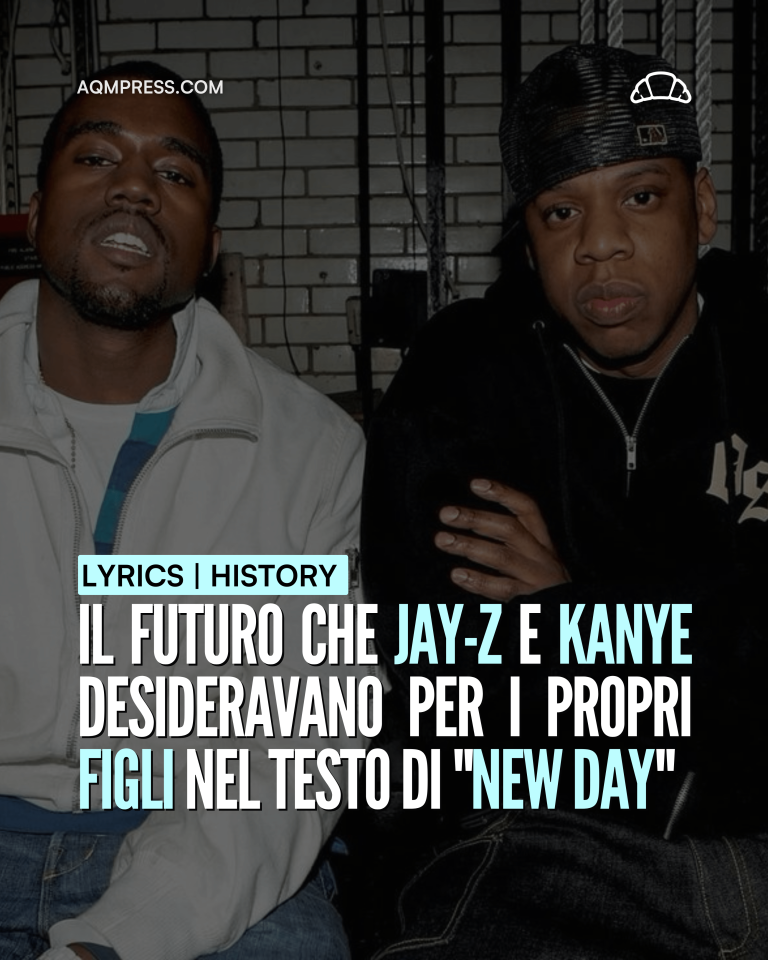 Jay-Z e Kanye West nel brano 'New Day' da Watch the Throne