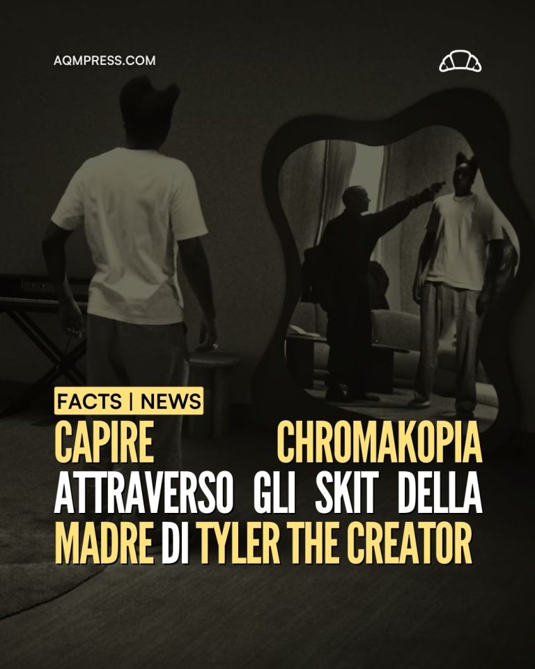 Copertina dell'album Chromakopia di Tyler, The Creator, con un alligatore albino simbolo della Florida e della luce interiore